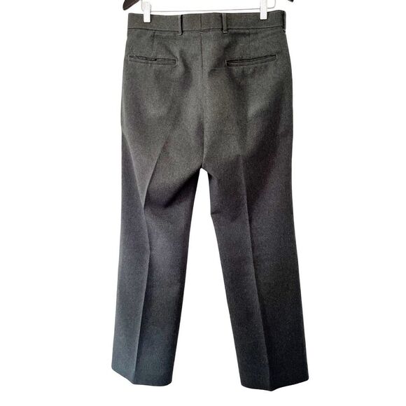 Levi's Vintage 70's/80's Dark Grey Action Slacks Flat Front Dress Pants - Picture 3 of 13
